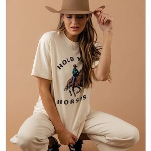 Roolee Hold Your Horses Tee Shirt